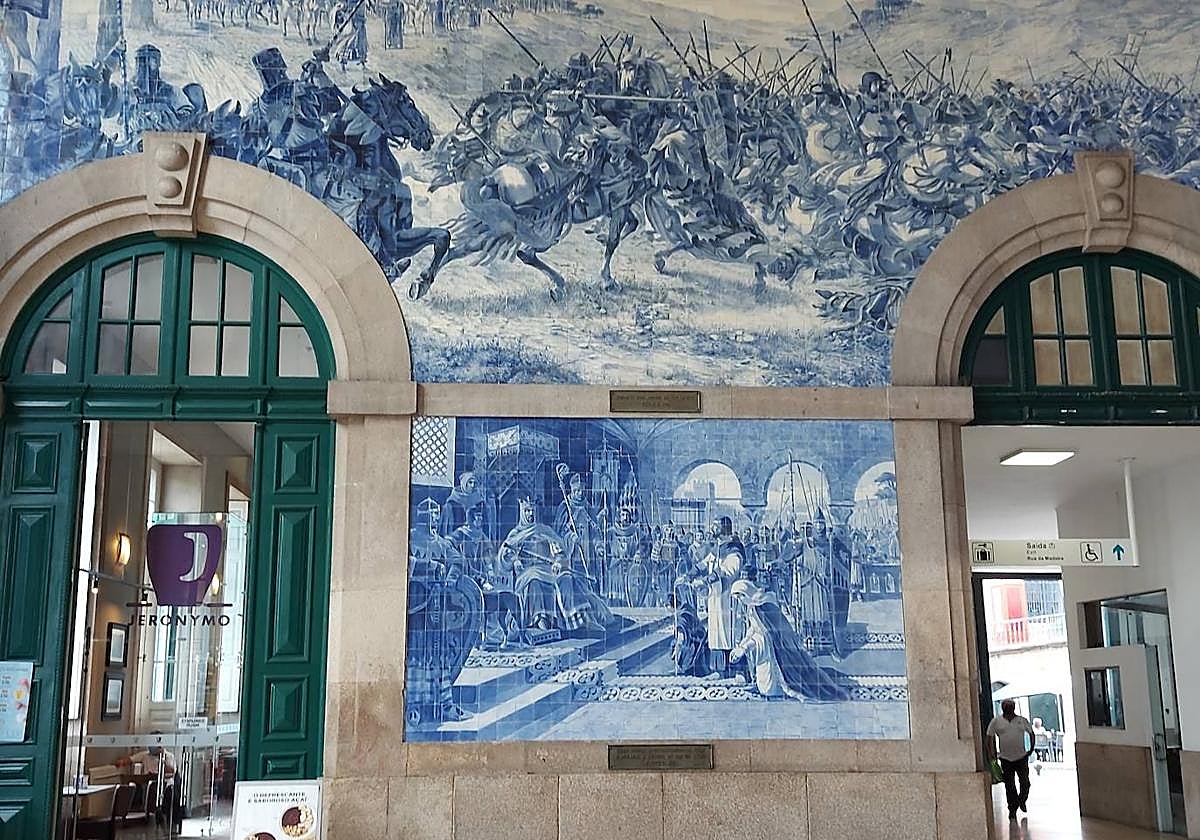 La estación de Oporto.