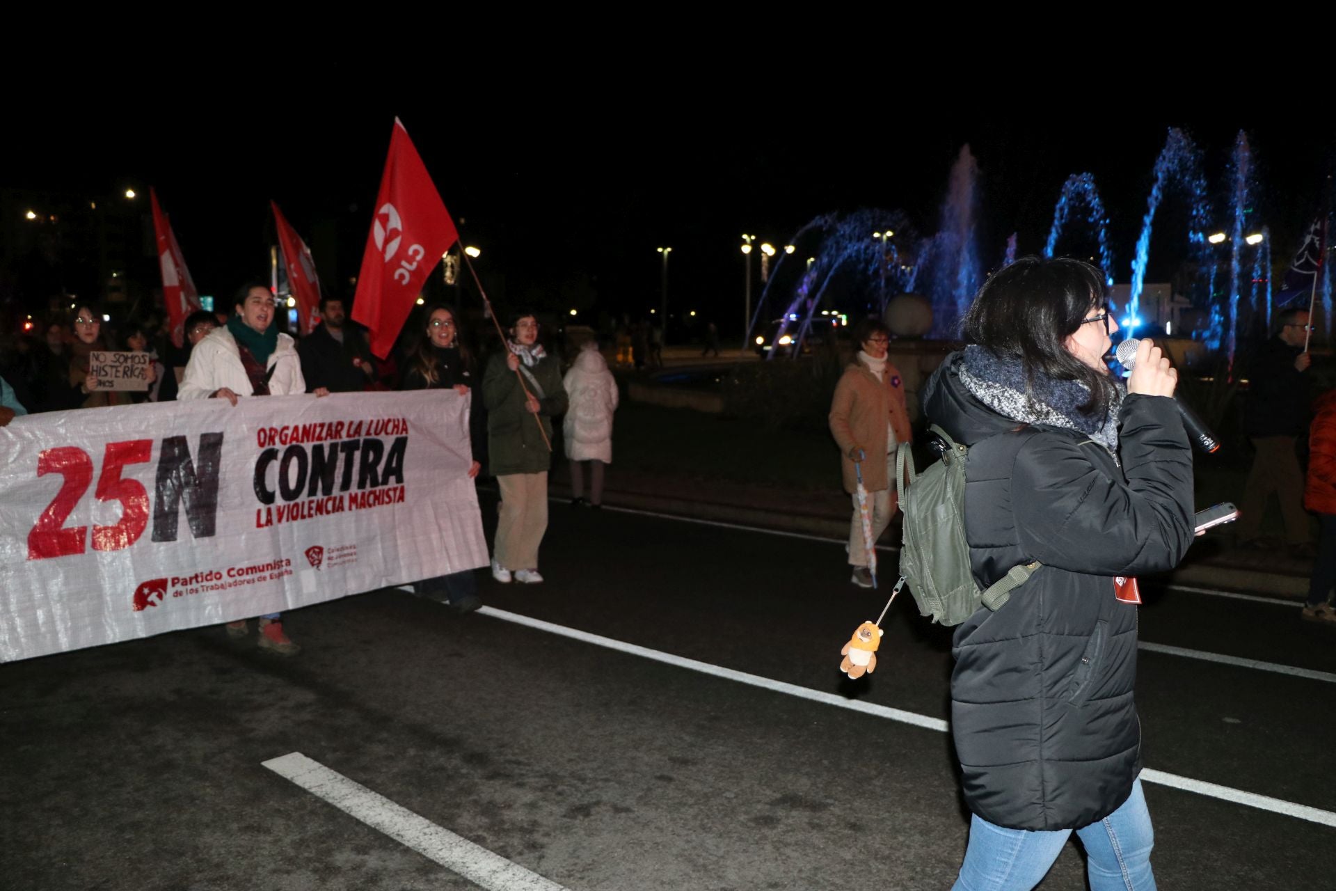 Las imágenes de la manifestación del 25N en León
