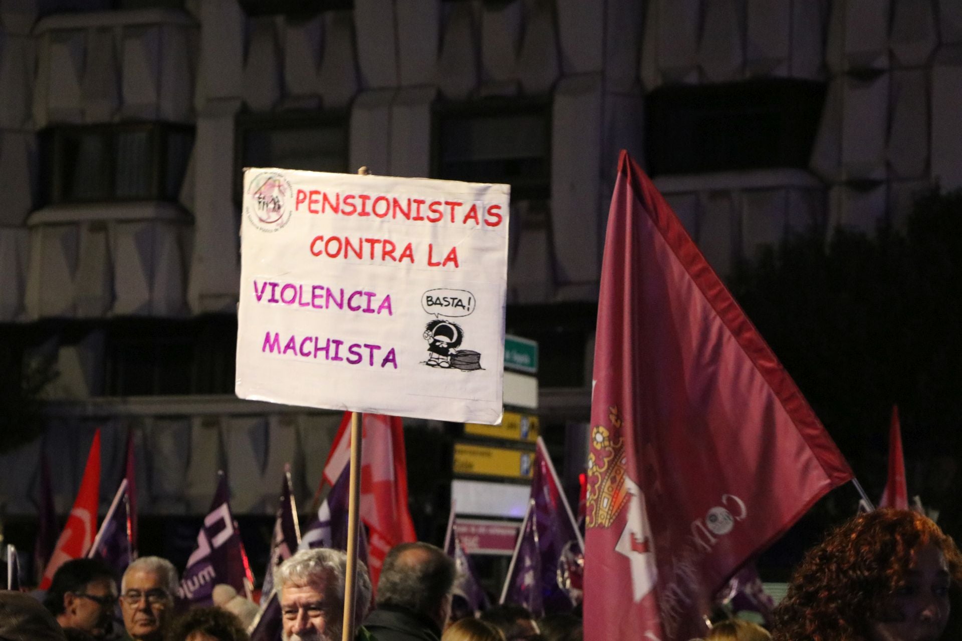 Las imágenes de la manifestación del 25N en León