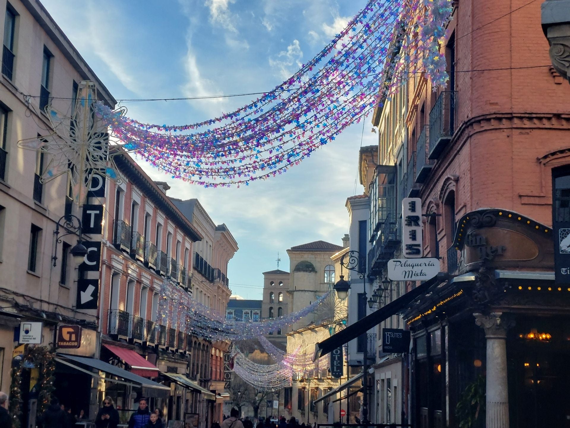 Las imágenes de la decoración navideña en el centro de León