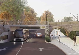 El proyecto para mejorar la movilidad en el puente de San Marcos.