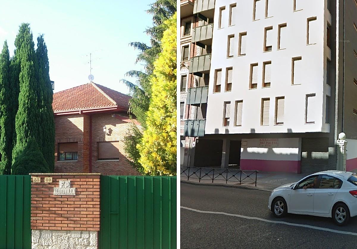 El chalé y el bajo comercial que se subastan en León.