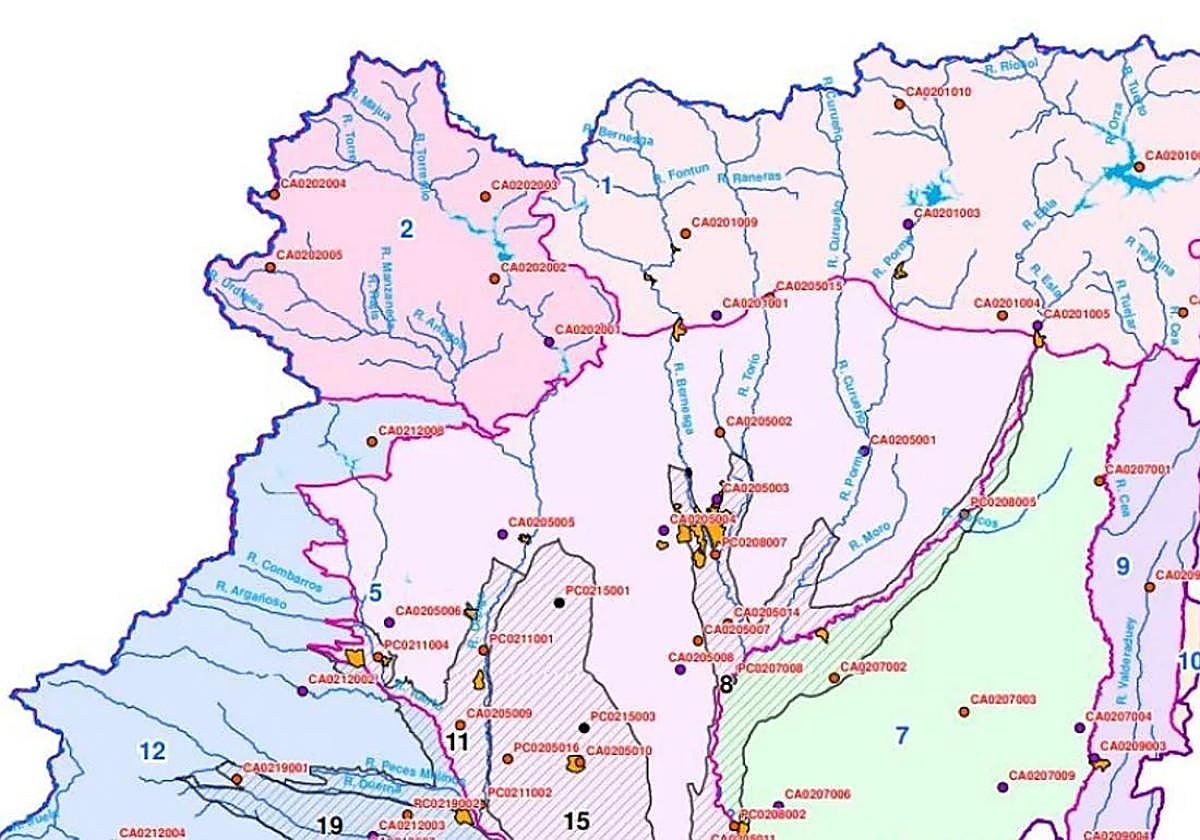 Zona de la provincia leonesa que pertenece a la CHD.