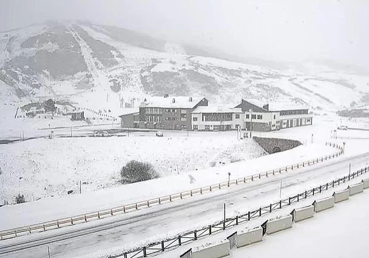 Imagen de archivo de nieve en León.