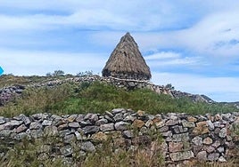 Una braña en la provincia de León.