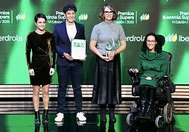 El CEIP Lope de Vega de León recibe en Madrid el premio Iberdrola supera en su categoría Inclusión.