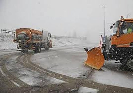Imagen de archivo de la nieve en León.