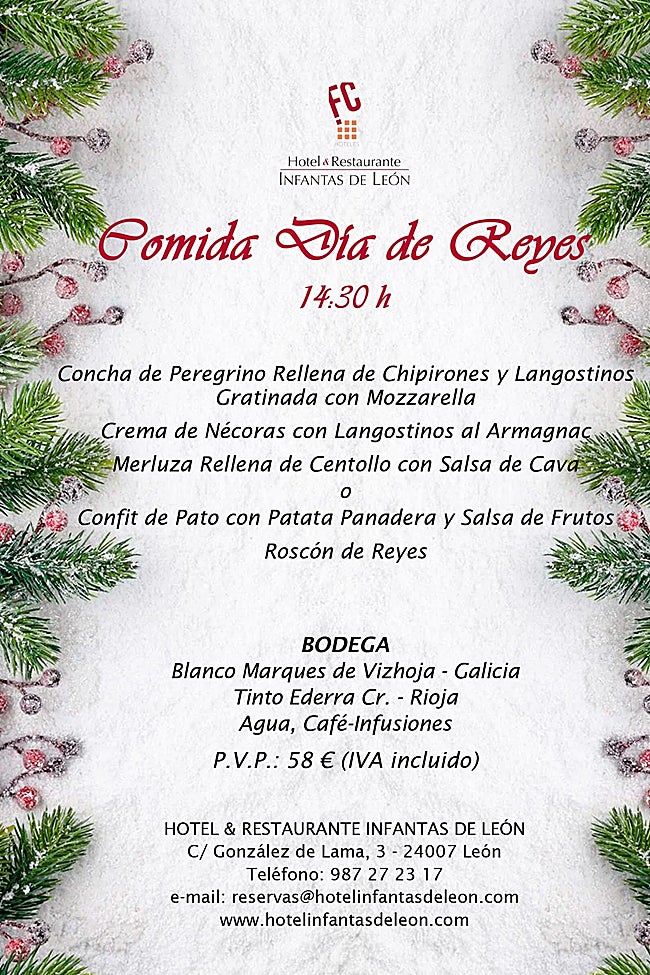 Menú especial para el Día de Reyes