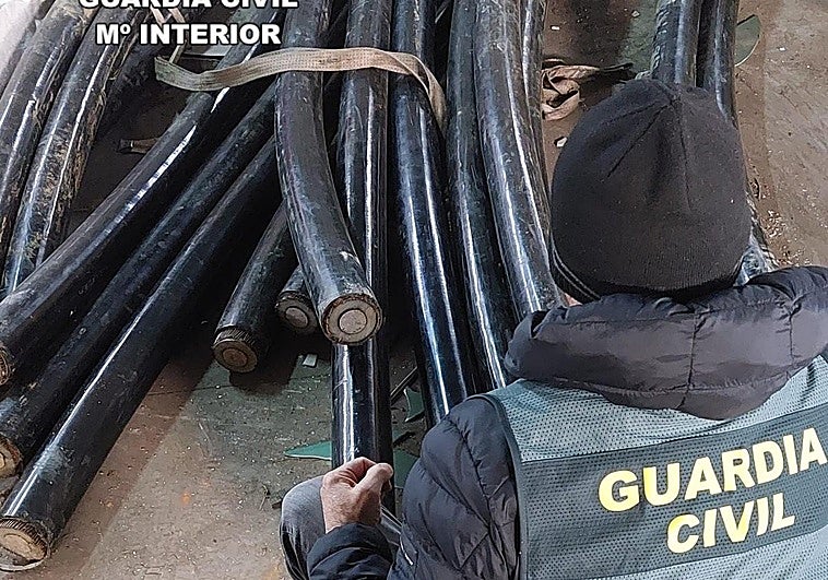 Cuatro investigados por robar 800 kilos de cobre en el alfoz de León