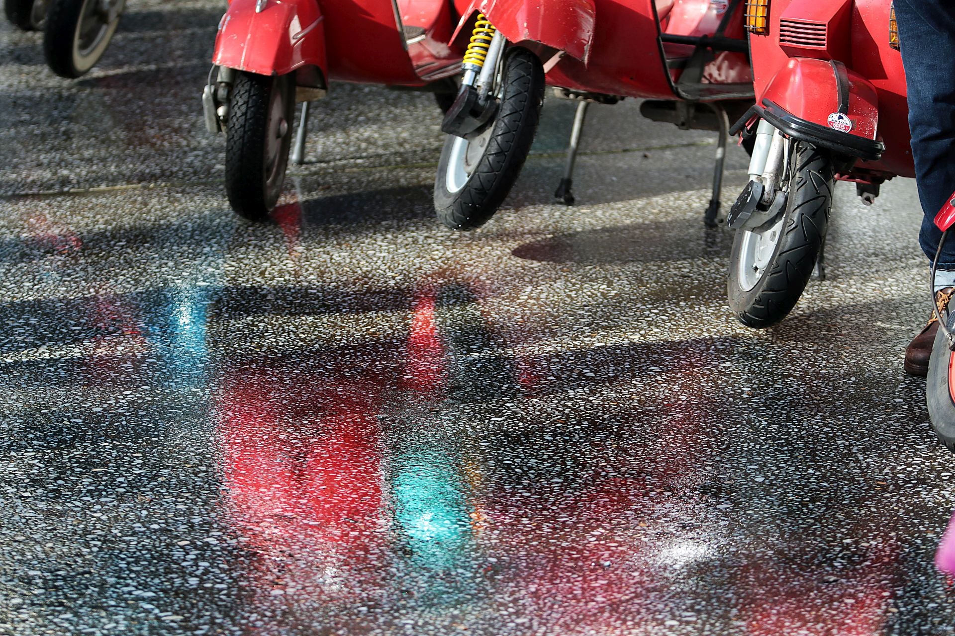 Las imágenes de la &#039;Scooter Run&#039; 2025 en León