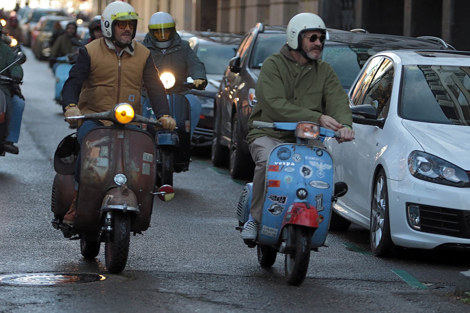 Las imágenes de la &#039;Scooter Run&#039; 2025 en León