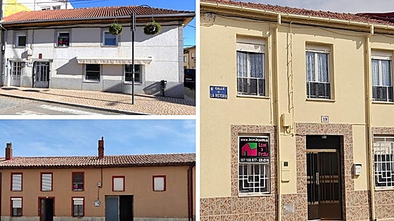 Casas con patio, huerta e incluso local comercial por menos de 50.000 euros en León