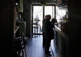 Imagen del apagón vivido en la ciudad de León