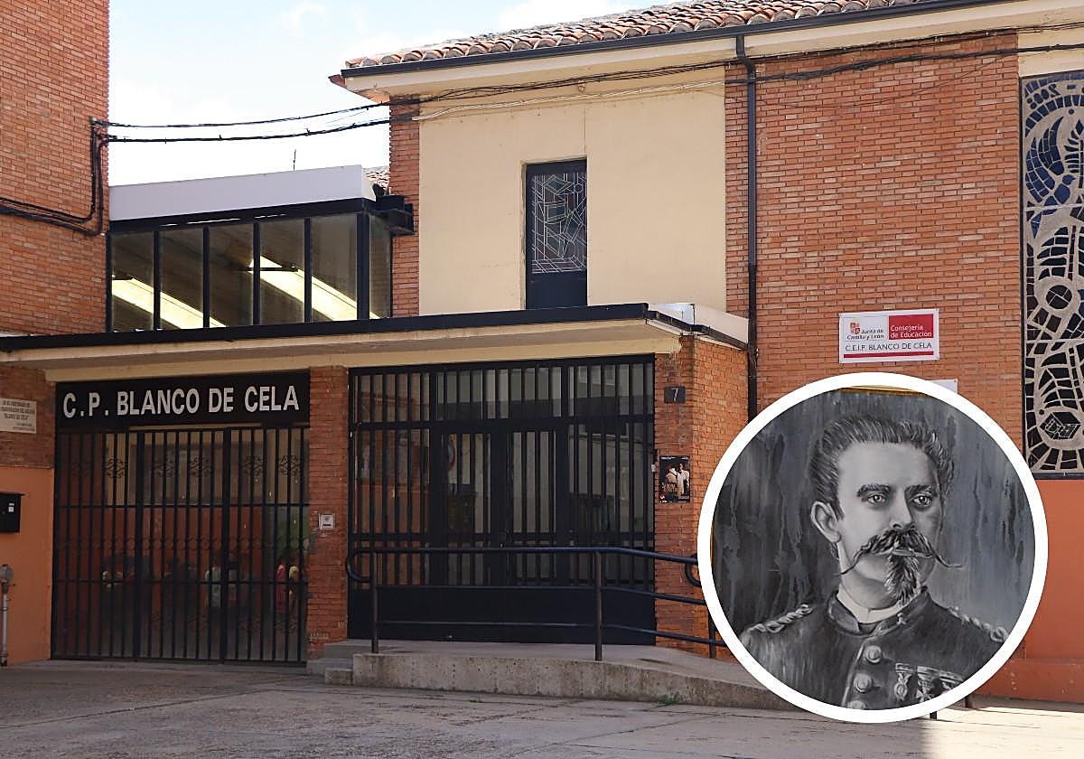 Fachada del CEIP Blanco de Cela en Astorga.