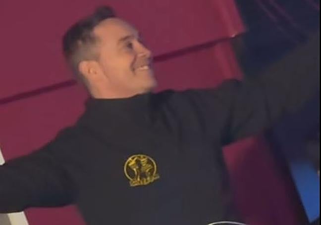 Captura de un vídeo homenaje de sus amigos.