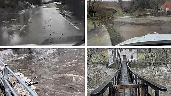 Alerta en León: las inundaciones provocan cortes totales en varias carreteras de la provincia
