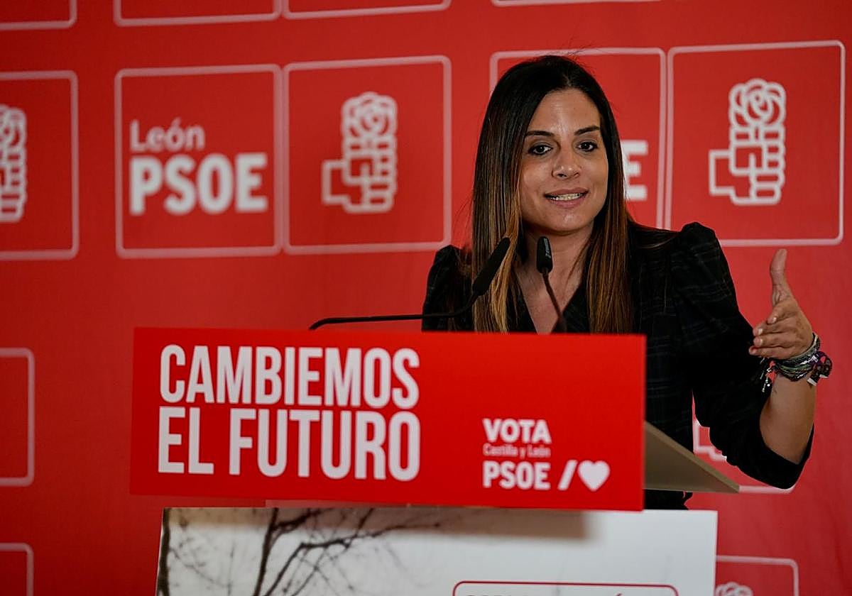 Nuria Rubio, candidata del PSOE por León.