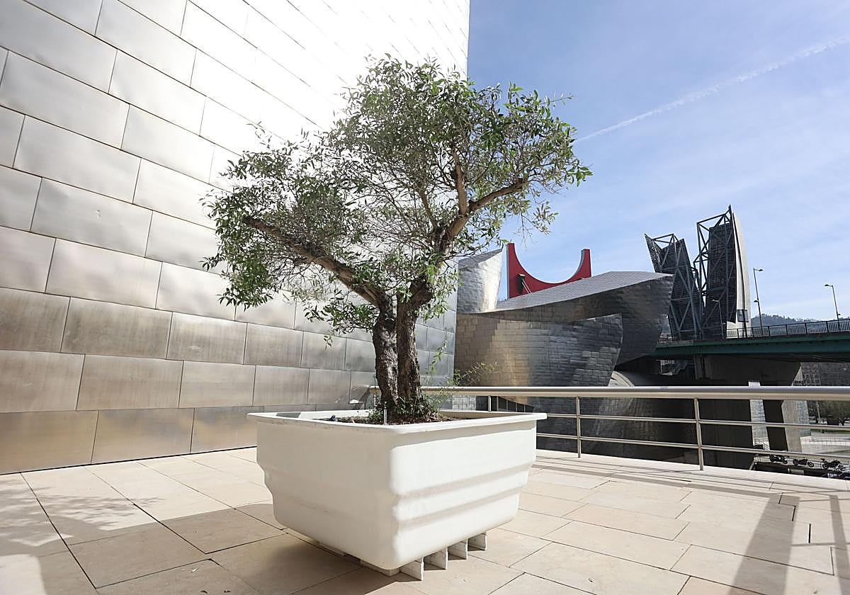 El 'Árbol de los deseos', en el Museo Guggenheim Bilbao.