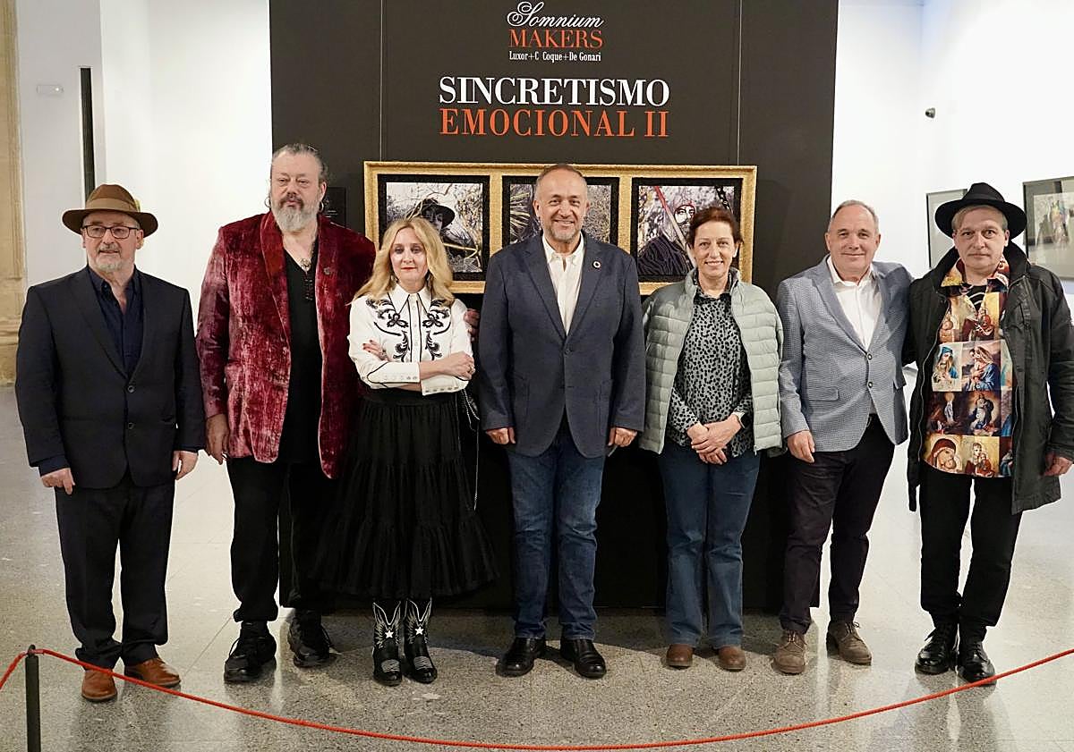 Imagen principal - Inauguración de la exposición en el museo.