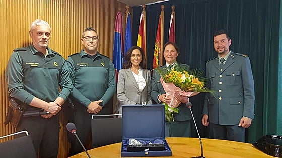 La guardia civil de Santa María del Páramo que se retira tras 36 años de servicio