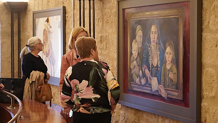 Siete artistas pintan la historia de las Cortes de Castilla y León
