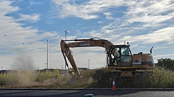 Las obras en la Ronda Este en León cumplen casi un año sin modificar la infraestructura
