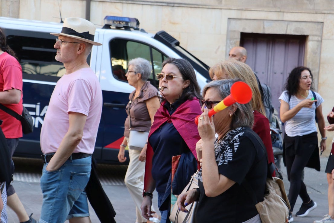 Las imágenes de la manifestación por la planta de biomasa en León