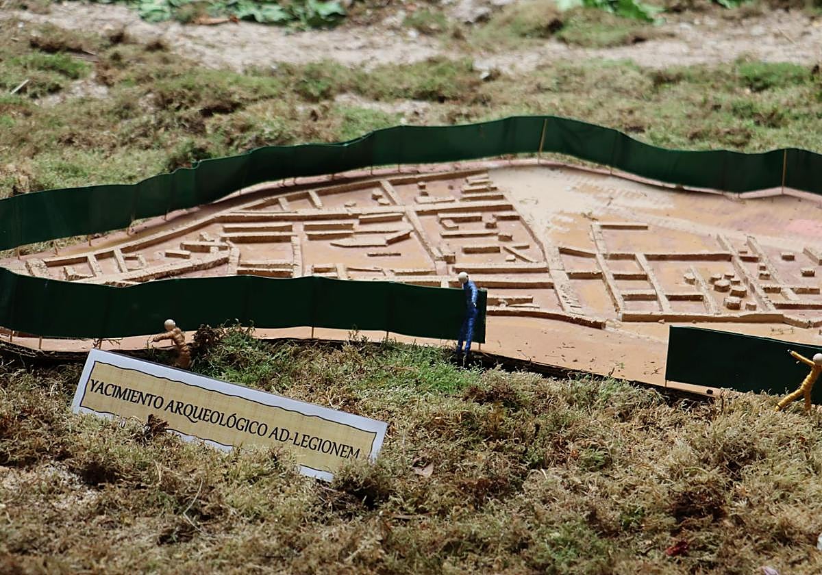 Maqueta del vicus Ad Legionem realizada por ProMonumenta.