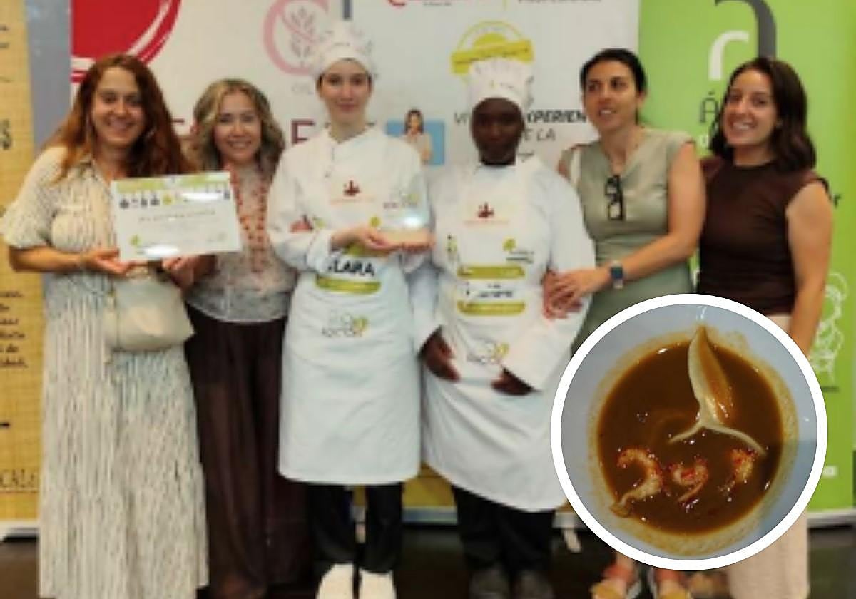 Representantes leonesas y un plato propuesto.