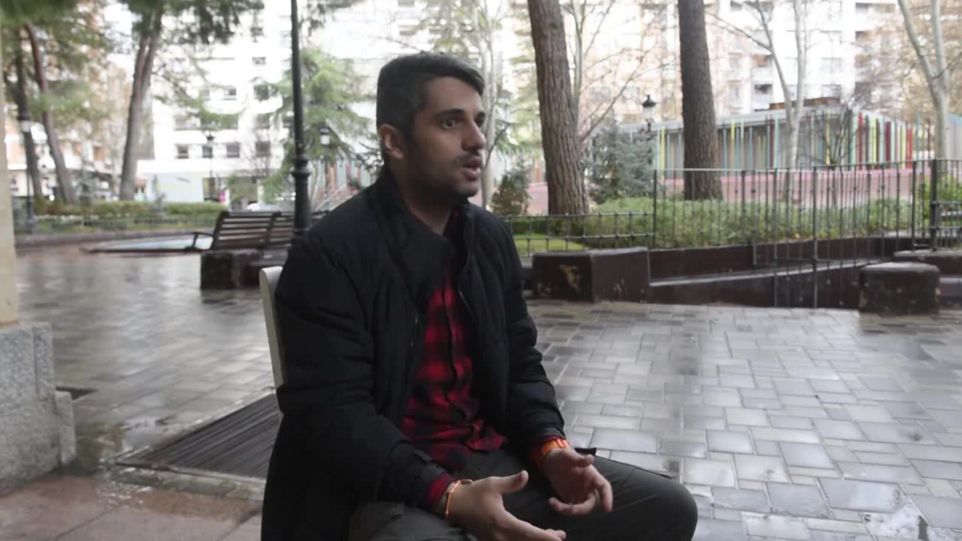 Zaid, palestino que reside en Albacete y quiere sacar a su familia de Gaza