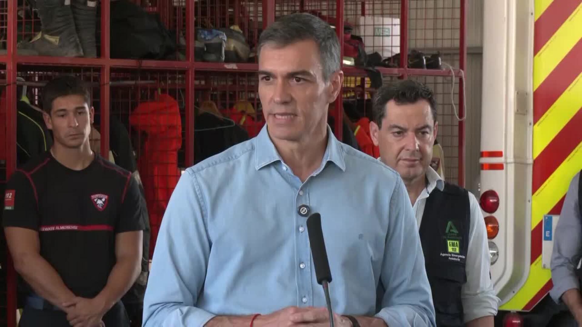 Sánchez exige un pacto de Estado contra el cambio climático tras incendio en Los Gallardos