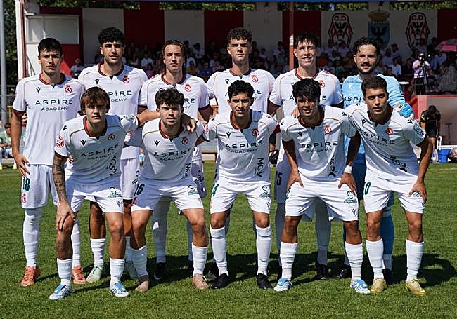 Once inicial de la Cultural en su primer amistososo de la pretemporada en Aguilar de Campoo.