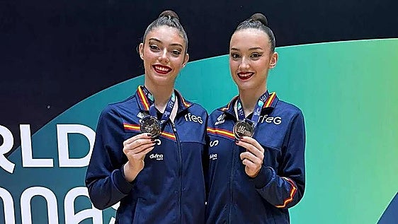Las dos gimnastas leonesas campeonas del mundo firmarán autógrafos en el Club Ritmo