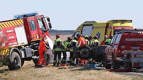 Cuatro vallisoletanos de una misma familia fallecidos en un accidente en Palencia
