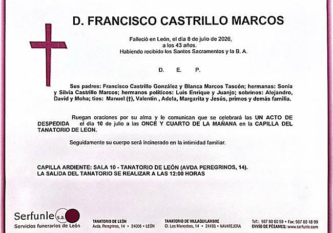 Esquela.
