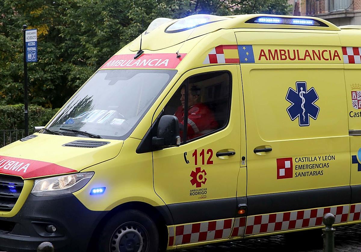 Ambulancia del Sacyl.