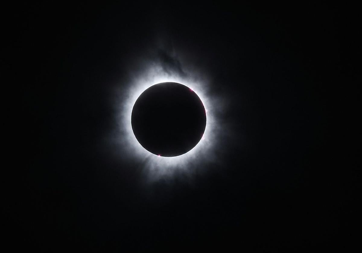 Imagen de archivo de un eclipse.