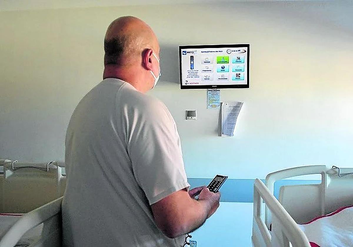 Televisiones en el hospital.