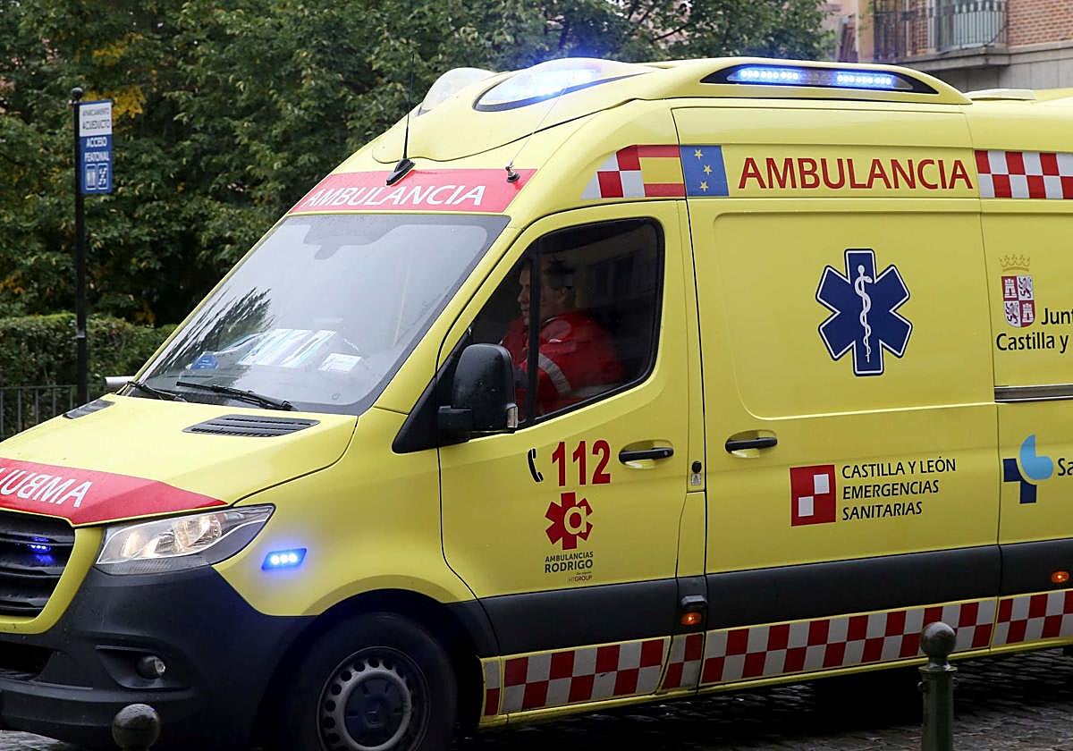 Ambulancia del Sacyl.