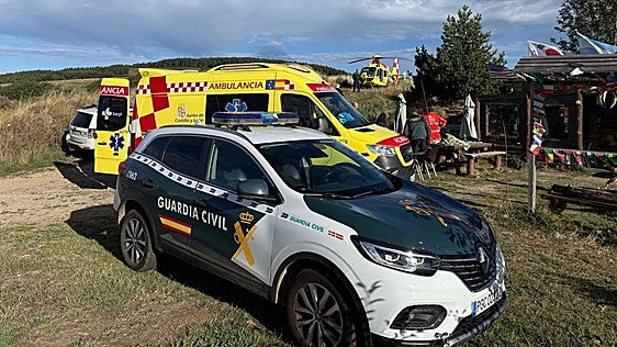 Trasladado al Hospital de León un peregrino de 74 años con dolor en el pecho a su paso por Manjarín