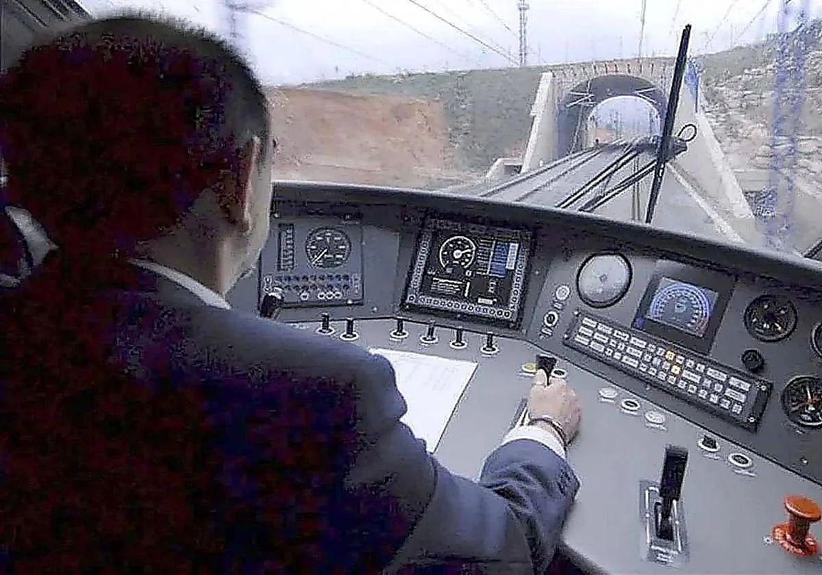 Imagen de archivo de una formación Renfe.
