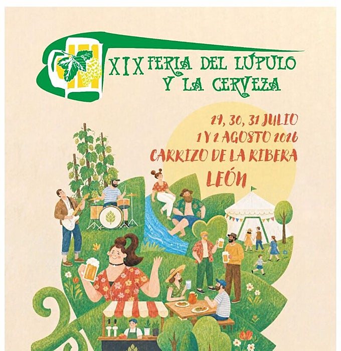 Cartel XIX Feria del Lúpulo y la Cerveza