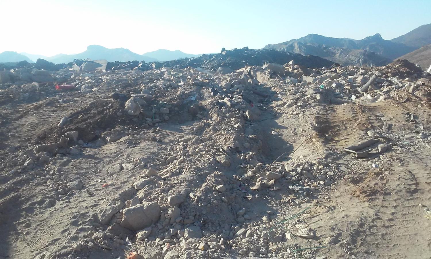 Los vertidos que no pudieron ser localizados