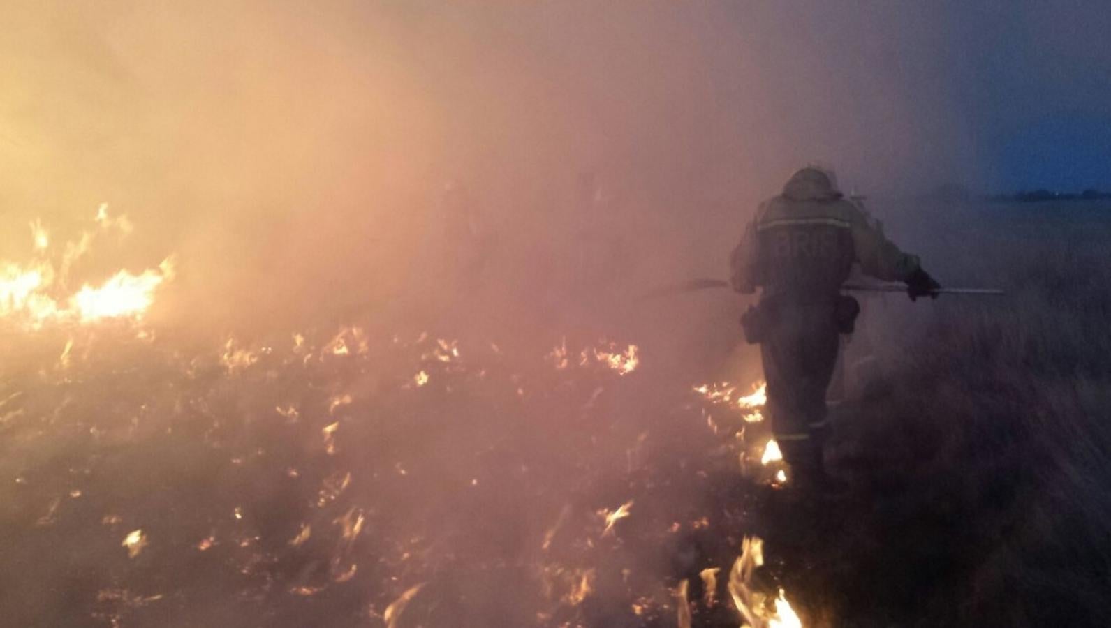 Incendio en Villamontán de la Valduerna