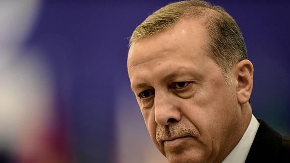 Recep Tayyip Erdogan, durante la cumbre del G20 en Antalya.