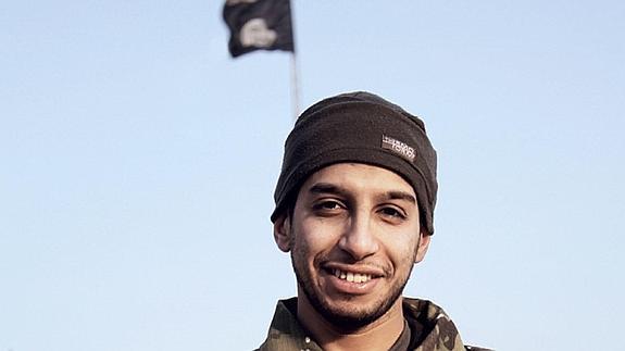 Abdelhamid Abooud, durante su estancia en Siria.