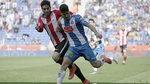 Marco Asensio, durante el partido ante el Athletic. 