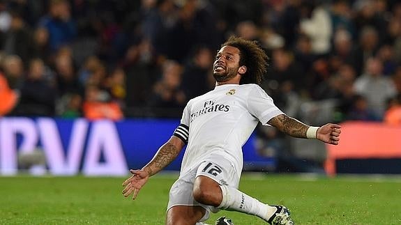 Marcelo, durante el partido. 