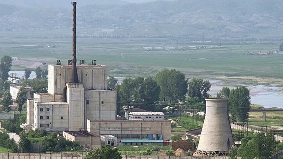 Imagen de la central nuclear de Yongbyon. 