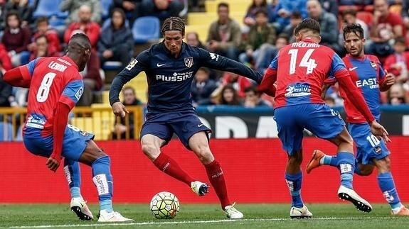 Fernando Torres, contra el Levante. 